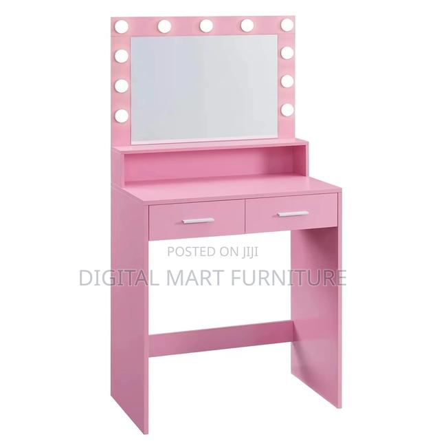 Dressing Table : White Painted Vanity Dressing Table - thumbnail 2