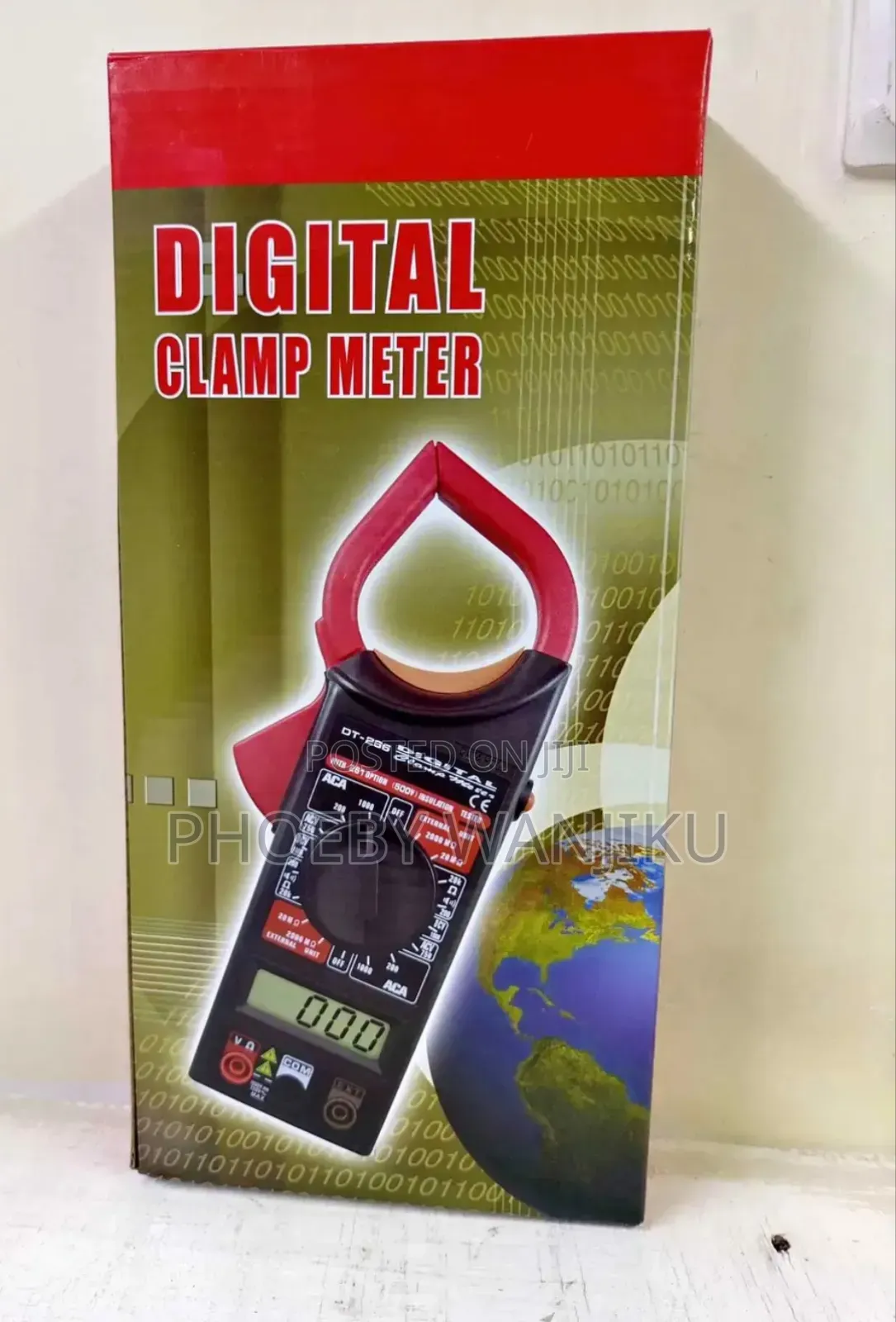 Digital Clamp Meter Dt-266, Probe + Battery