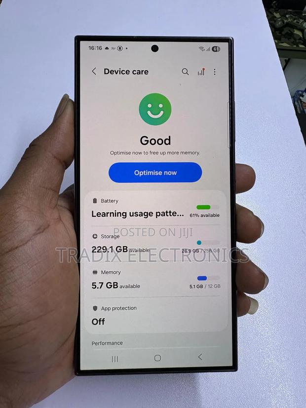 Samsung Galaxy S24 Ultra 256 GB Black - main view