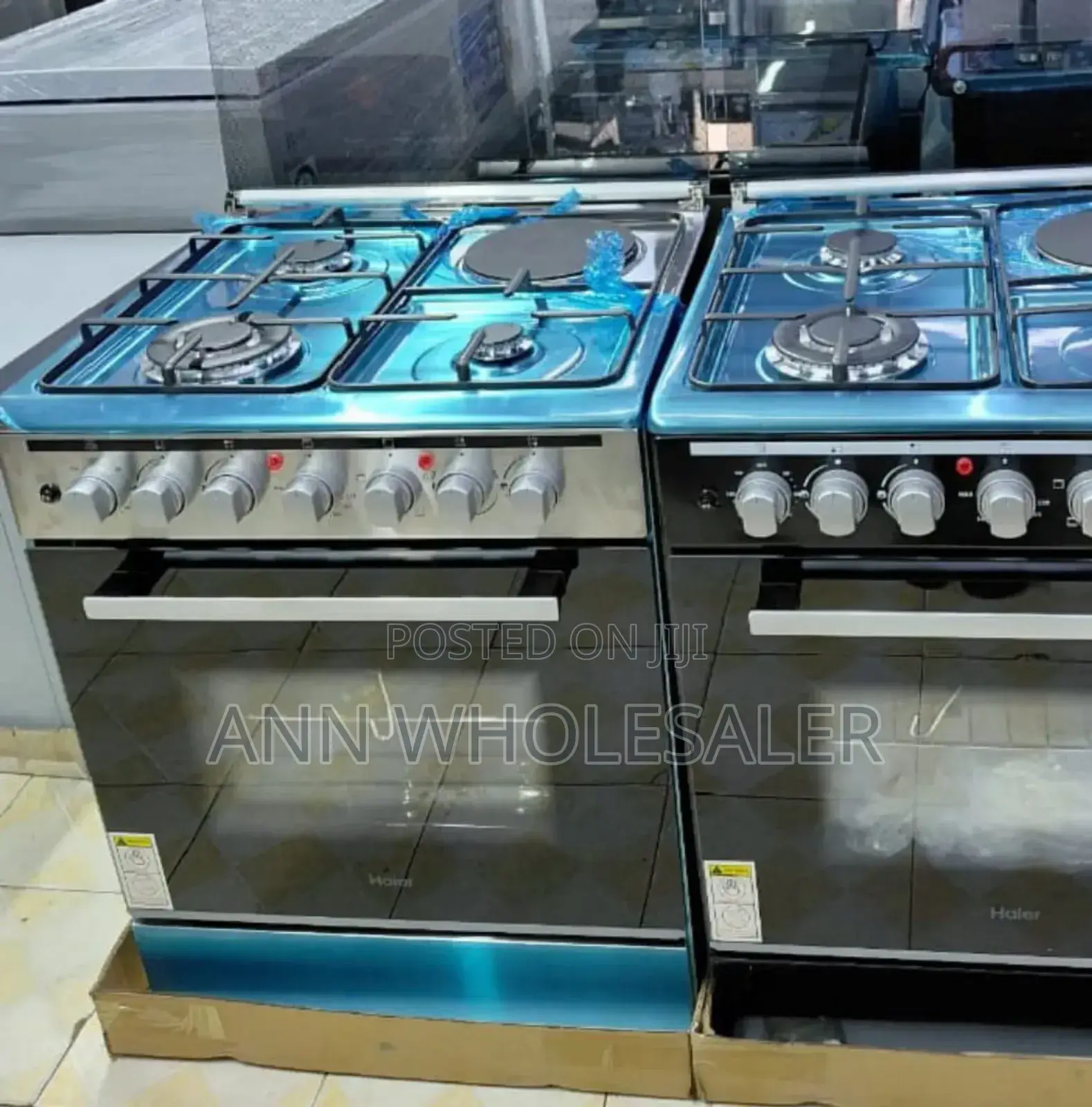 Stainless Steel Roch 60 by 60 Standing Cooker ( Electric Oven)