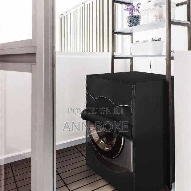 *Front Load Washing Machine Cover* Black