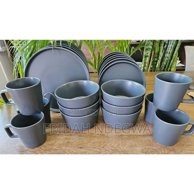 24 PCS Matte Grey Dinnerset* - main view