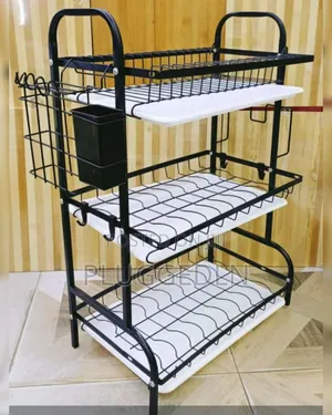 *3 Tier High Quality Carbon Steel Dish Rack*