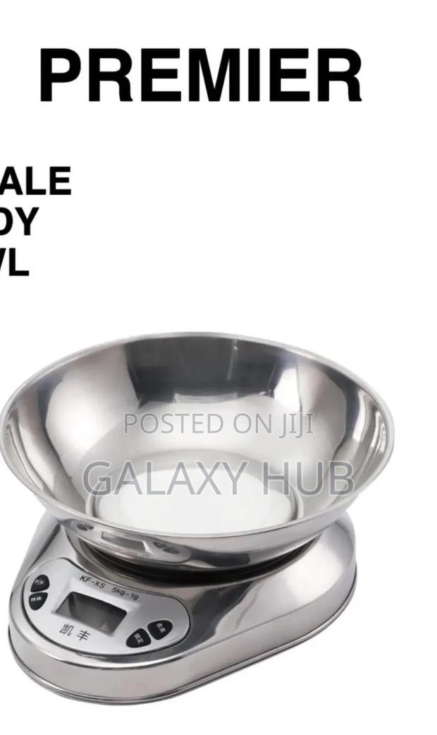 Kitchen Scale Steel Body With Bowl Digital 5kg