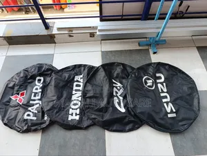 Branded Spare Tyre Wheel Covers PVC Durable Waterproof Design
