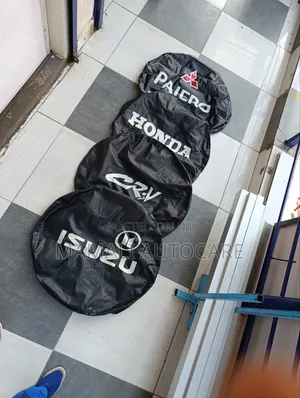 PVC Branded Spare Tyre Wheel Covers Universal Fit Stylish Trim