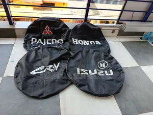Branded PVC Spare Tyre Wheel Covers Universal Dustproof Protector