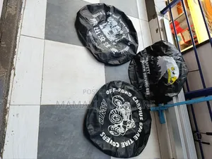 PVC Branded Spare Wheel Covers Universal Fit Elegant Design