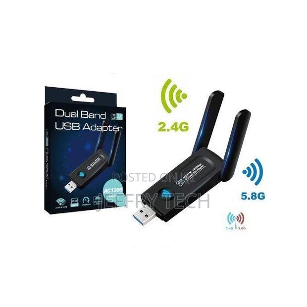 1200mbps Wireless Network Card, Dual Antenna Usb Dual Band - main view
