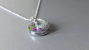 S925 Crystal Peacock Pendant Earrings/Necklace Set Price
