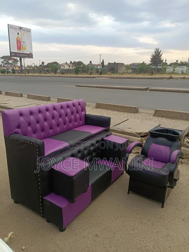 Pedicure Seat and a Salon Washing Chair - main view