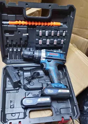 36v Cordless Drill Bosch With Two Batteries