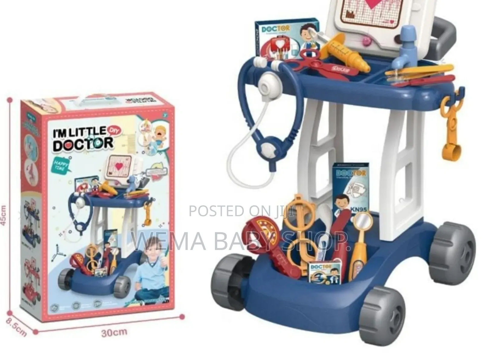 Kids Cleaning Cart Pretend Toys