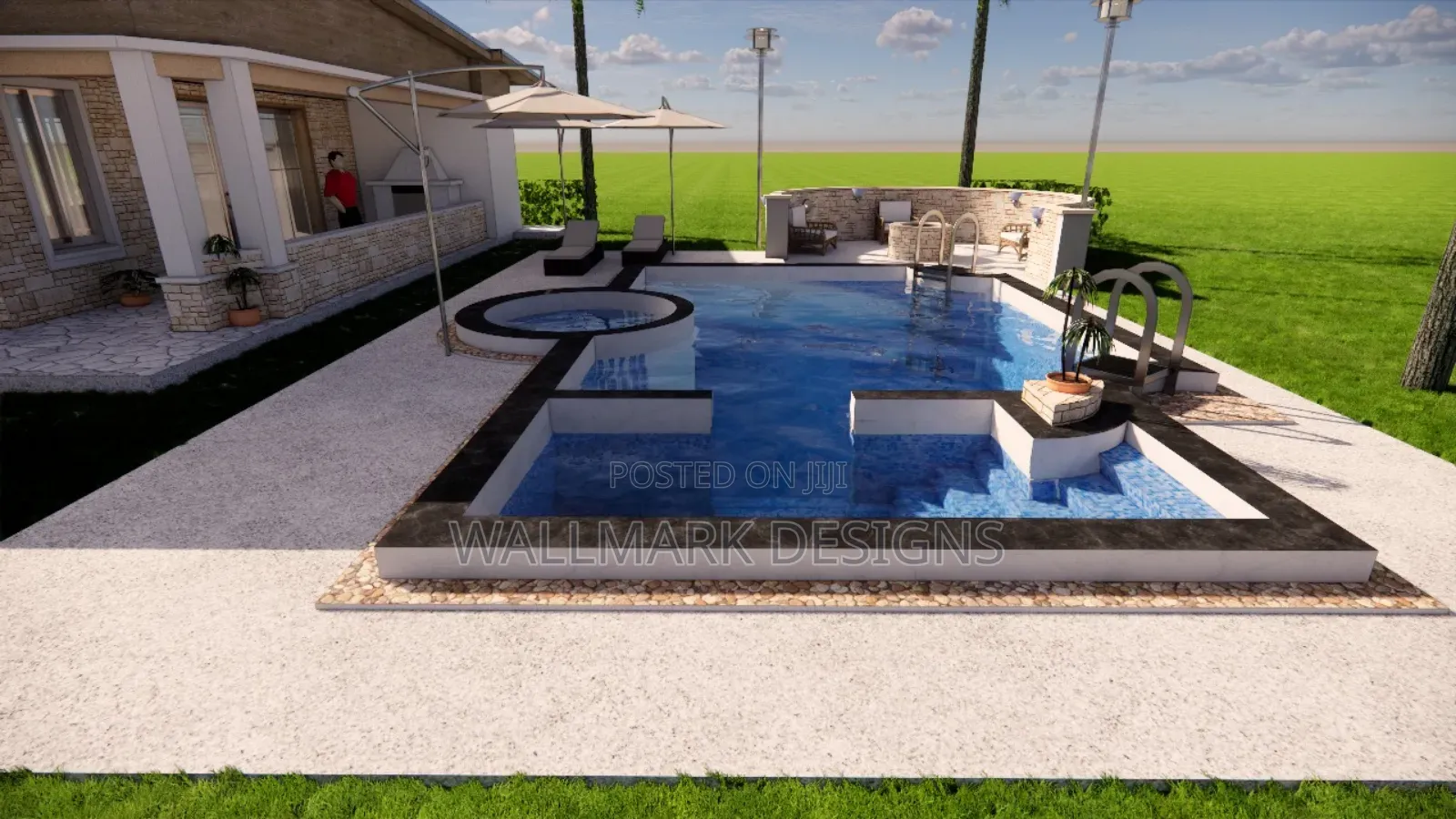 Swimming Pool Designs and Rendering, Swimming Pool Construction .
