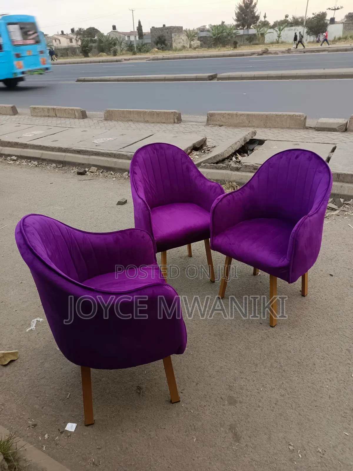 Manicure Seat, Latest Design, Purple 