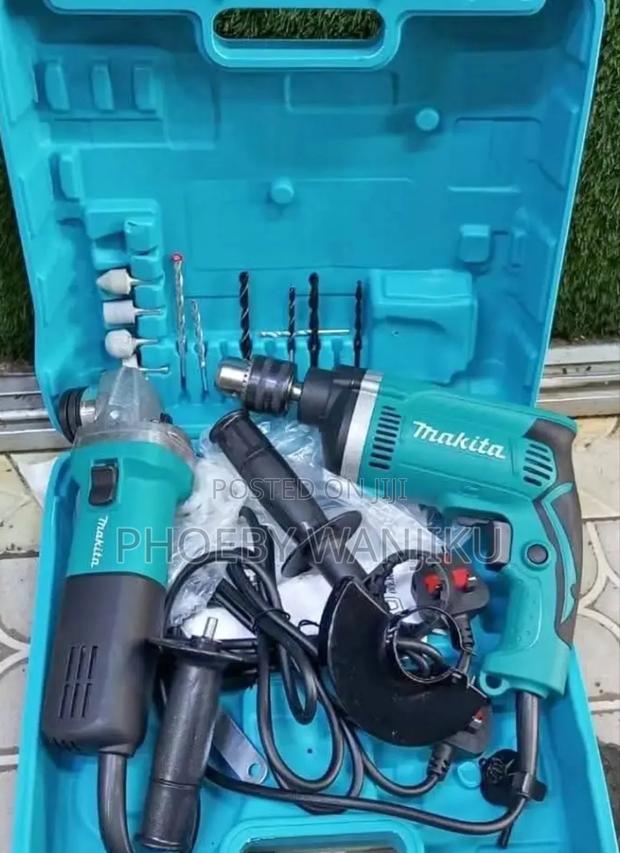 Makita Combo Drill 1630 + Angle Grinder Makita 4" - main view