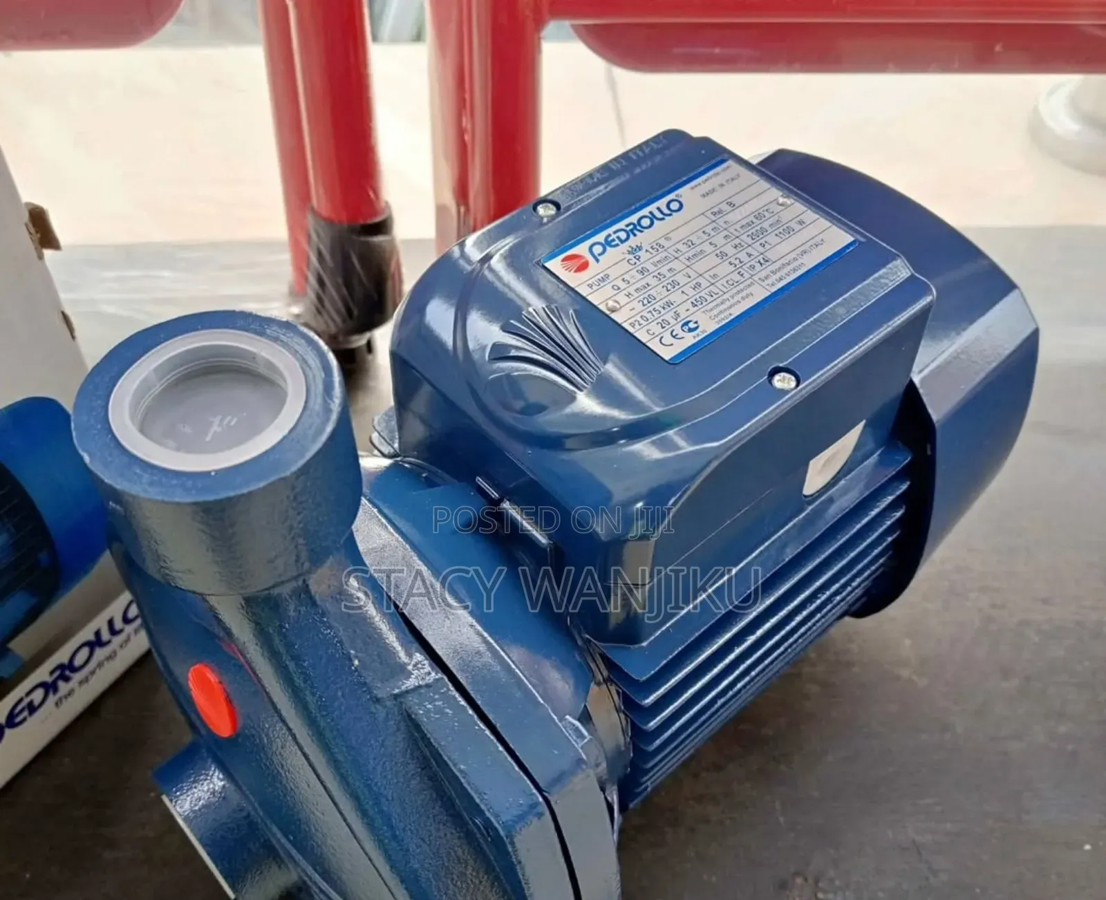 1hp Pedrollo Water Pump Machine/ Electric Pedrollo Water Pump