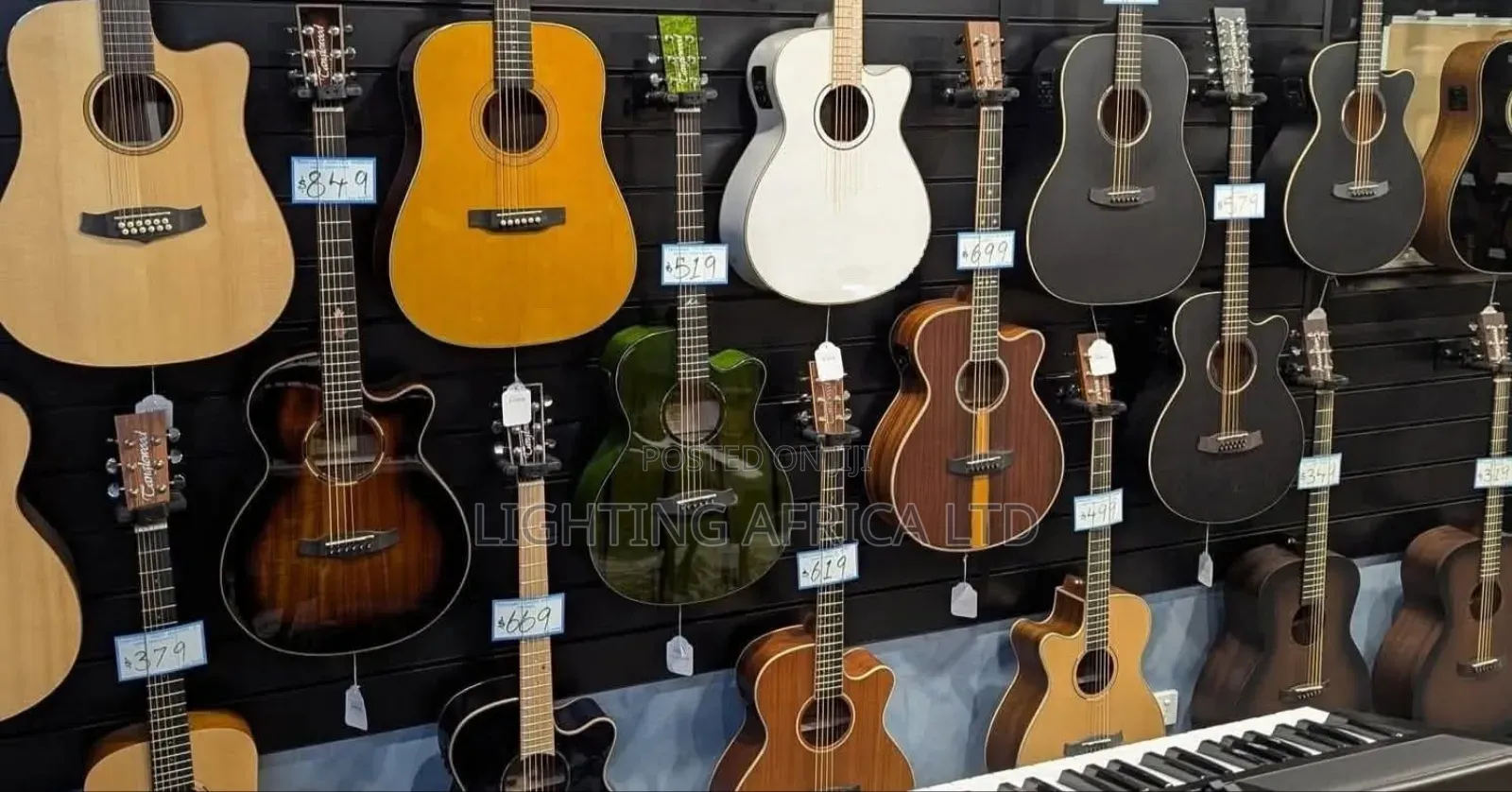 Size 40 Semi Acoustic All Colors Sleek Guitar