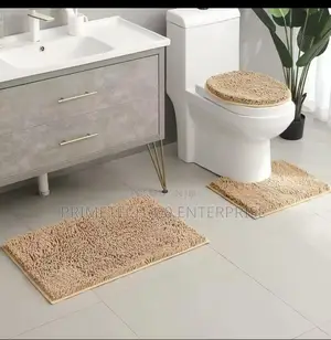 3 in 1 Fluffy Toilet Mat