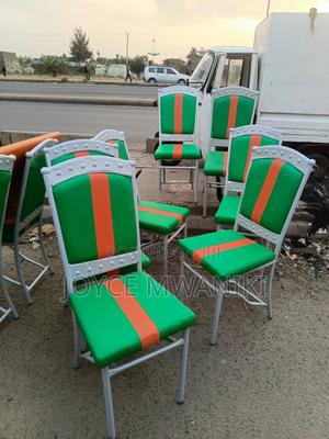 Restaurant Chairs, Green and Orange - main view
