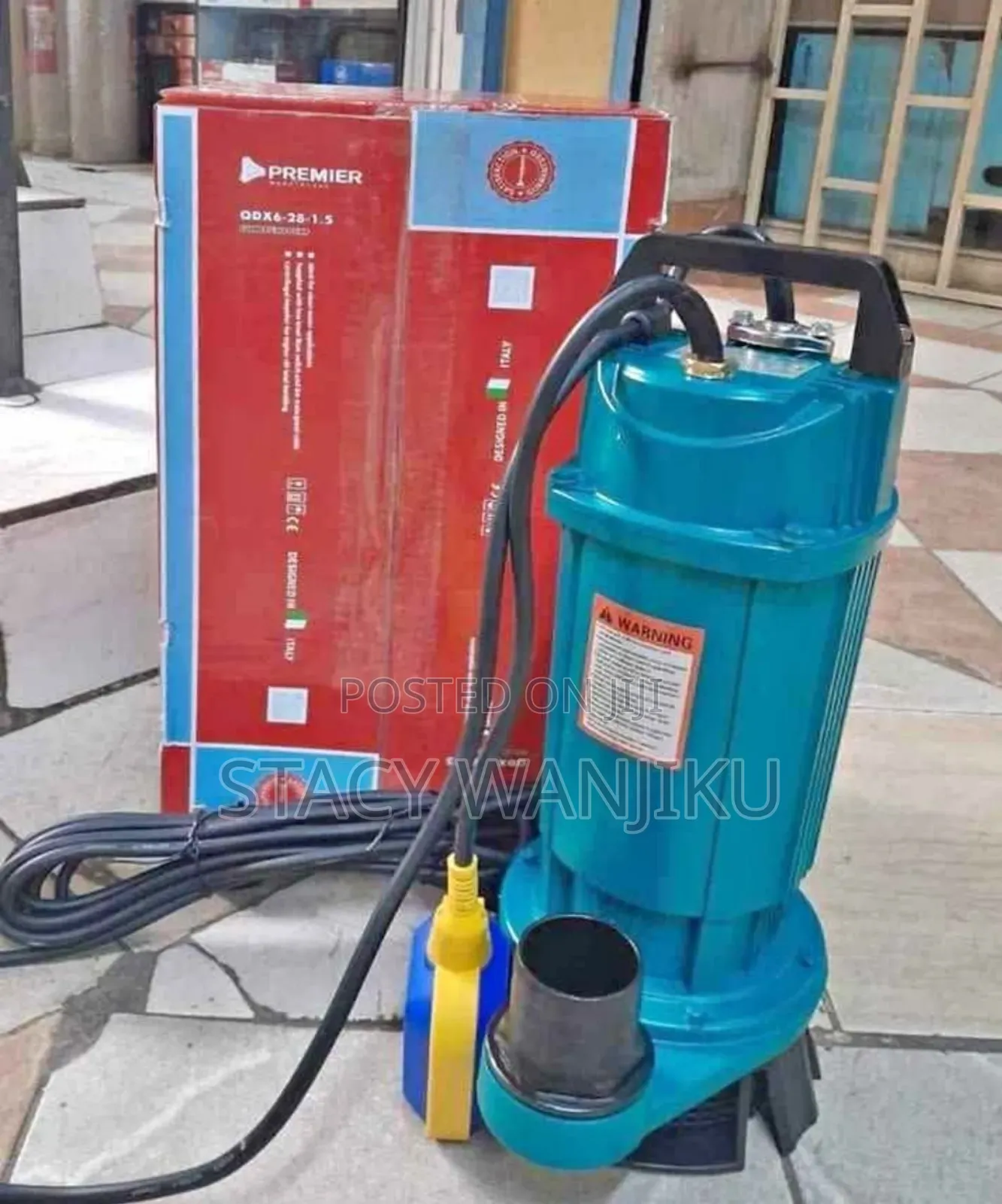 2hp Electric Submersible Water Pump 28m Max Head
