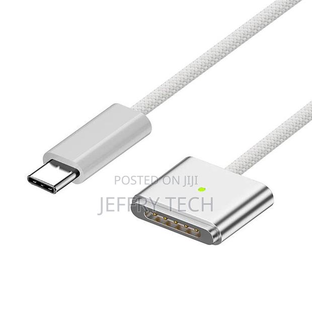 Usb-C Type C to Magsafe 3 Cable - 2m Nylon Braided With Led Indicator - thumbnail 2