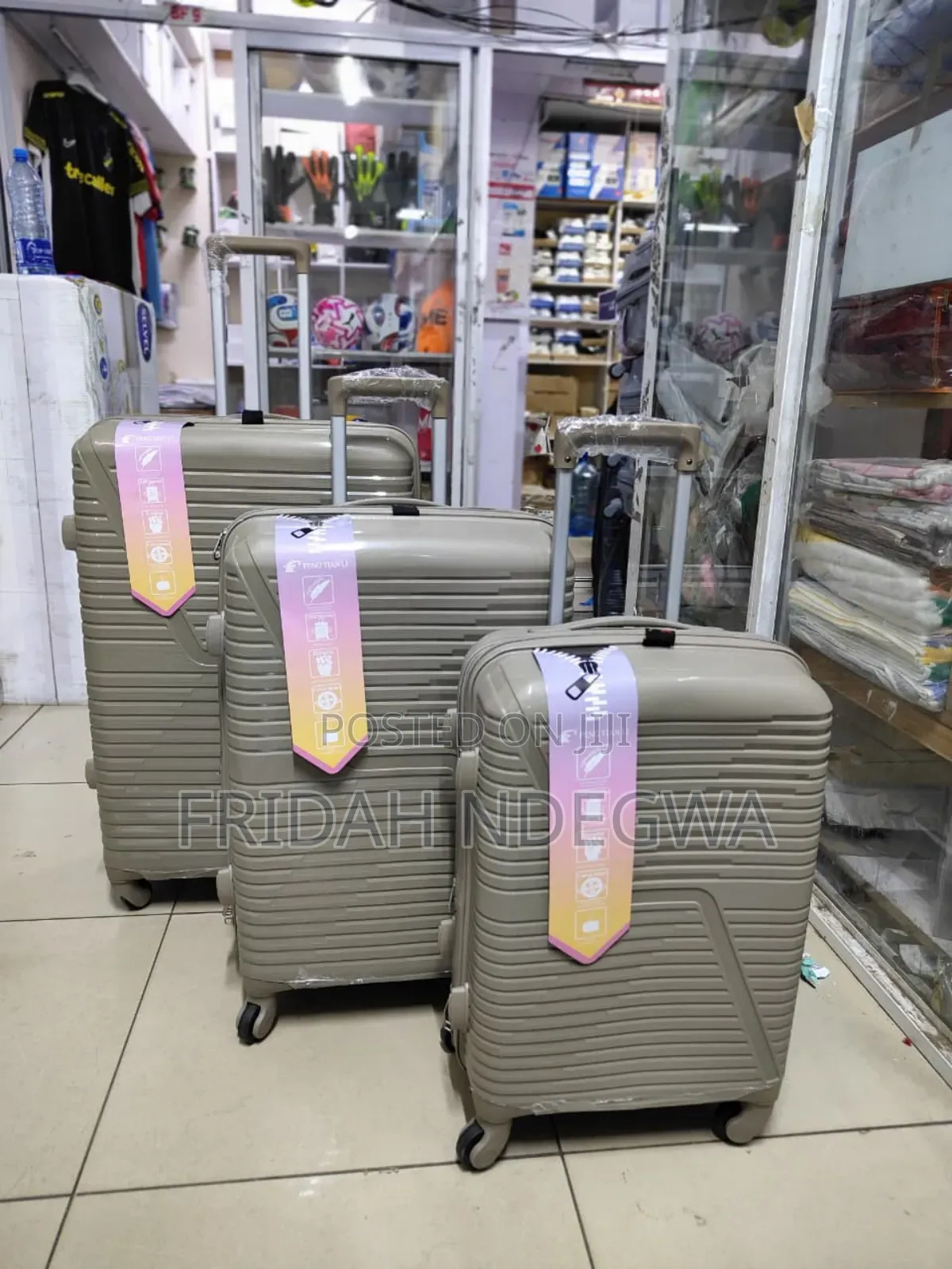 Unbreakable Rubber Suitcase Pp 3-in-1 Suitcase Set