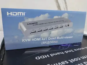 KVM Hdmi 4x1 Quad Multi Viewer Switch 4 in 1 Out Vedio Processor.