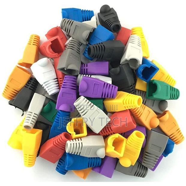 10 Pieces Rj45 Transparent Cat6 Network Cables + 10 Plug Cov - thumbnail 2