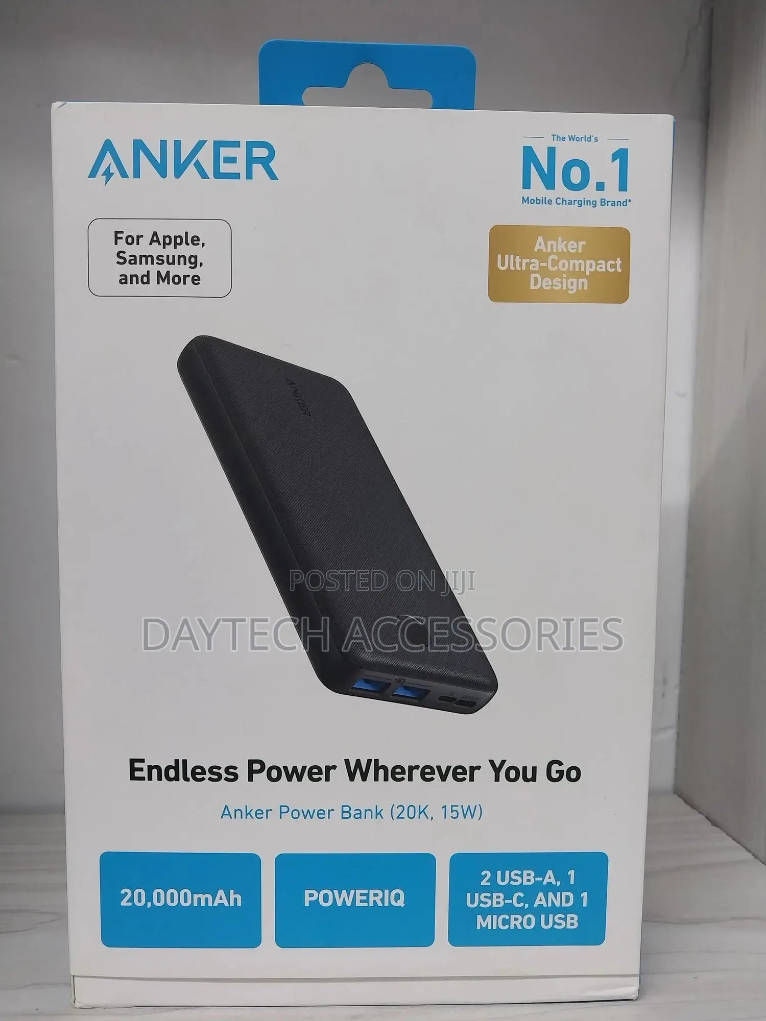 Anker Power Bank (, 15w) Portable Charger Powerbank
