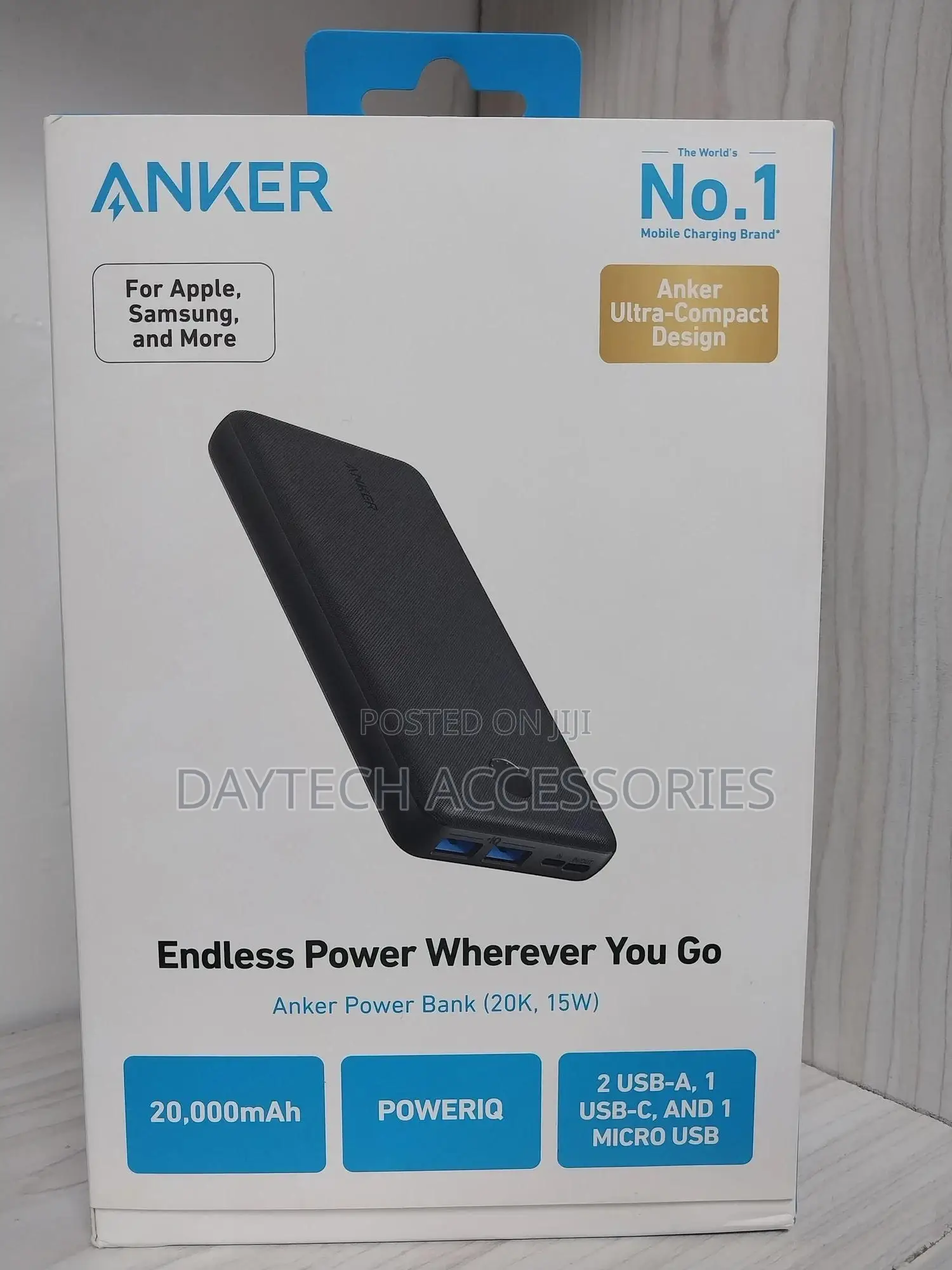 Anker Power Bank (, 15w) Portable Charger Powerbank