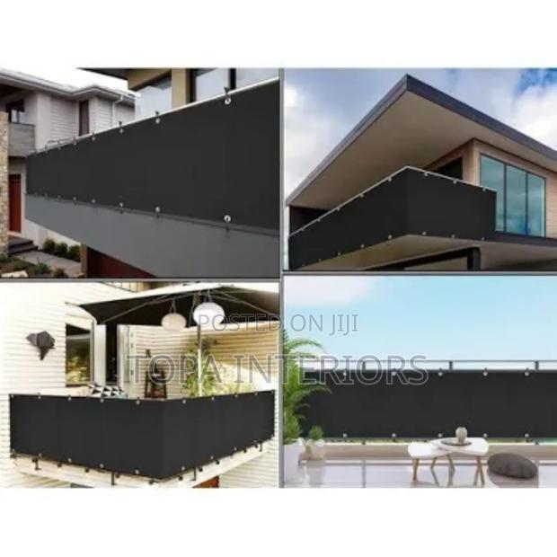 Balcony Privacy Fence and Dust Trap - main view