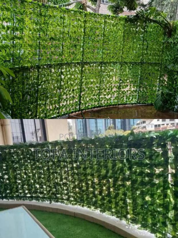 Outdoor Green Fencing Artificial Ivy Balcony Privacy Fence