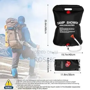 20l Camp Shower Now Available in Black Colour