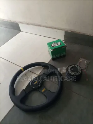 Racing Omp Sport Steering Wheel With Boss Kit Adaptor (Universal)