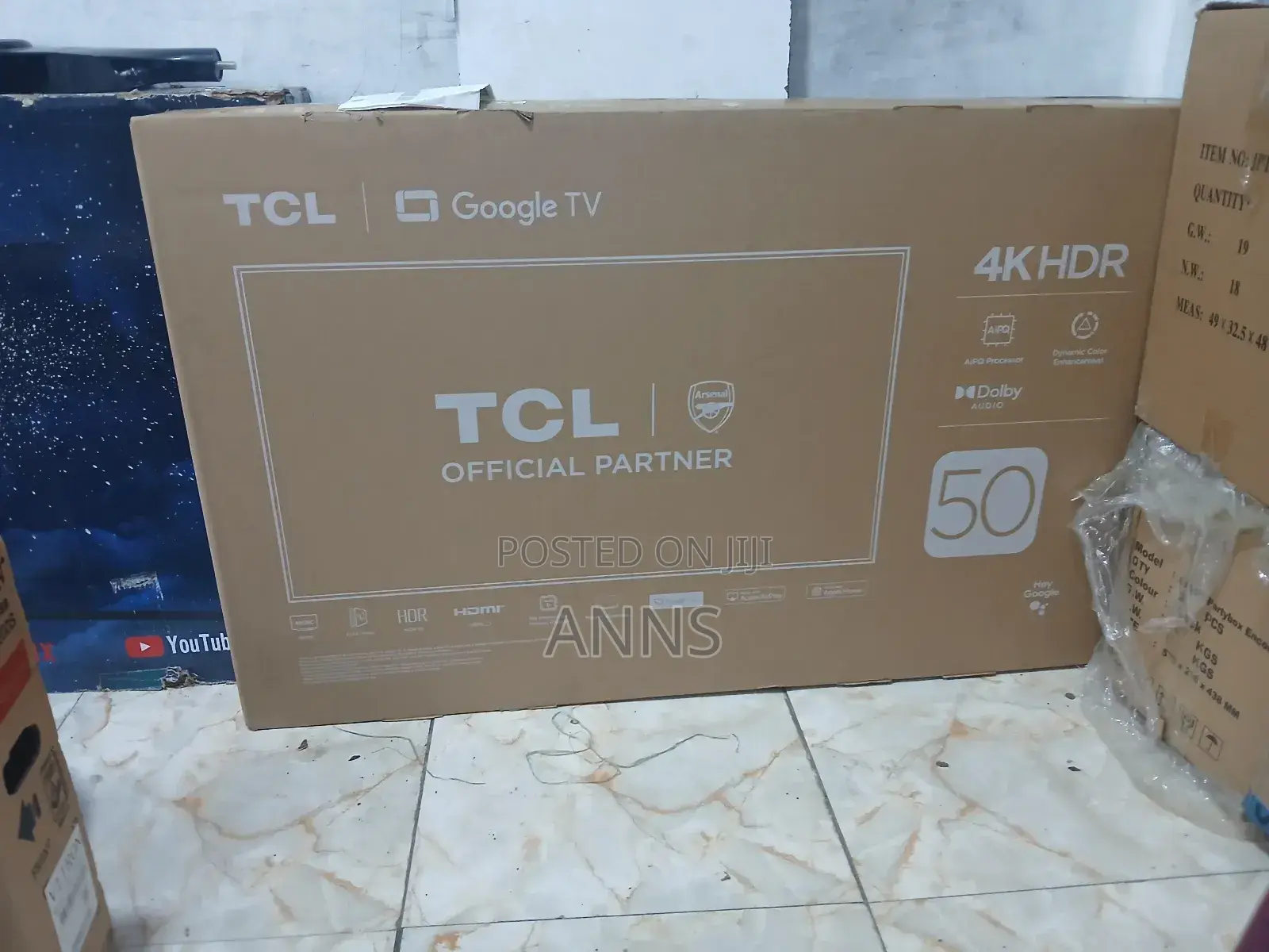 TCL 50 Inches Smart Android Google Tv Available.