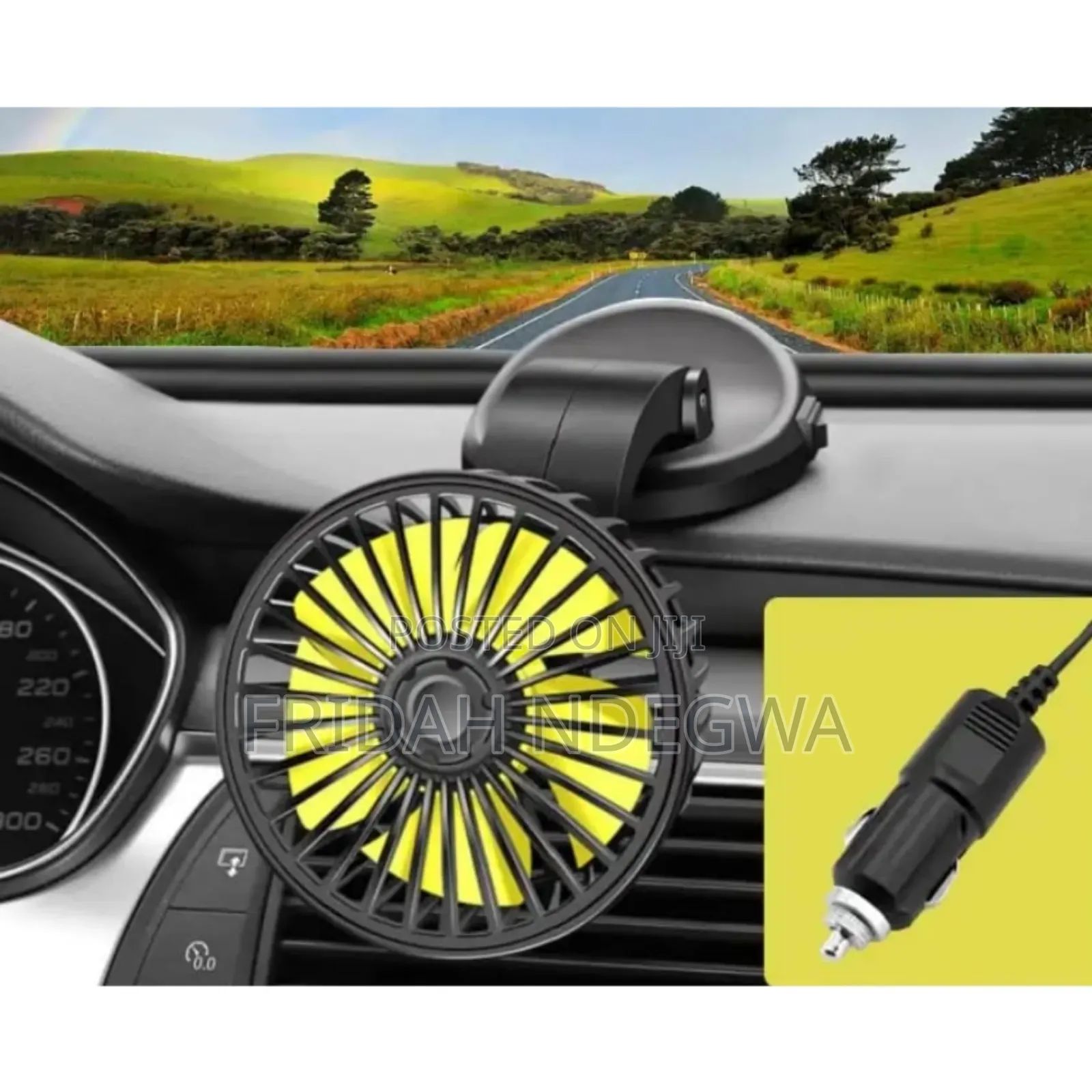 Universal Mini Auto Cooling Roratable Car Fans