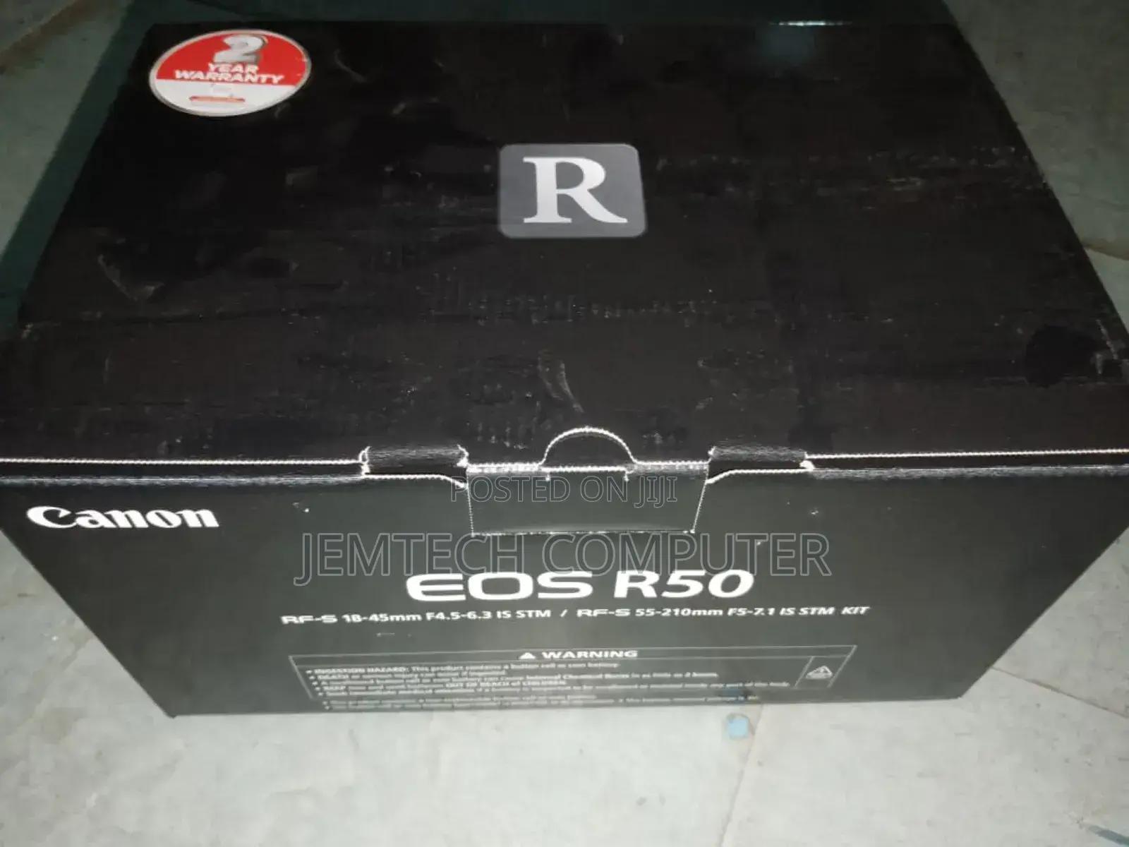 Canon Eos R50 Mirrorless Camera With 18-45mm(Black)