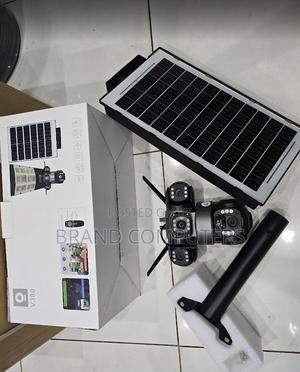 Triple Lens 4g Simcard Solar PTZ Camera With Floodlight - thumbnail 2