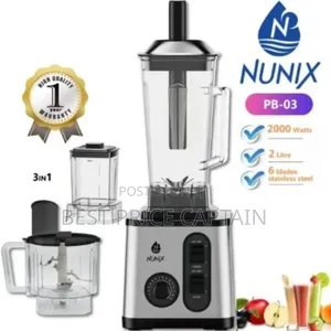 2000 Watts Nunix 3 in 1 Commercial Blender