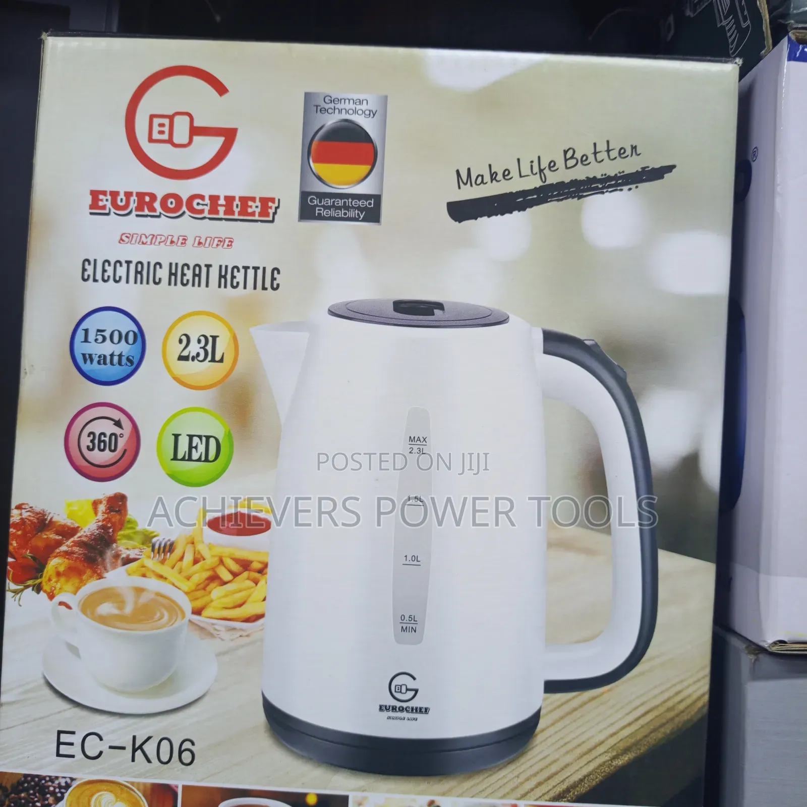 Eurochef Electric Heat Kettle