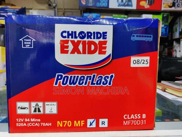 Chloride Battery N70 Powerlast - main view