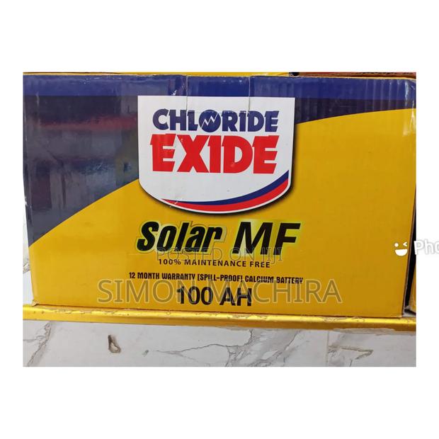 Chloride 100ah Solar Battery - main view