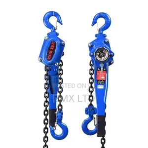 Heavy Duty Lever Chain Hoist With Durable Ratchet Handle and Hooks