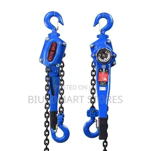 Heavy Duty Lever Chain Hoist With Durable Ratchet Handle and Hooks