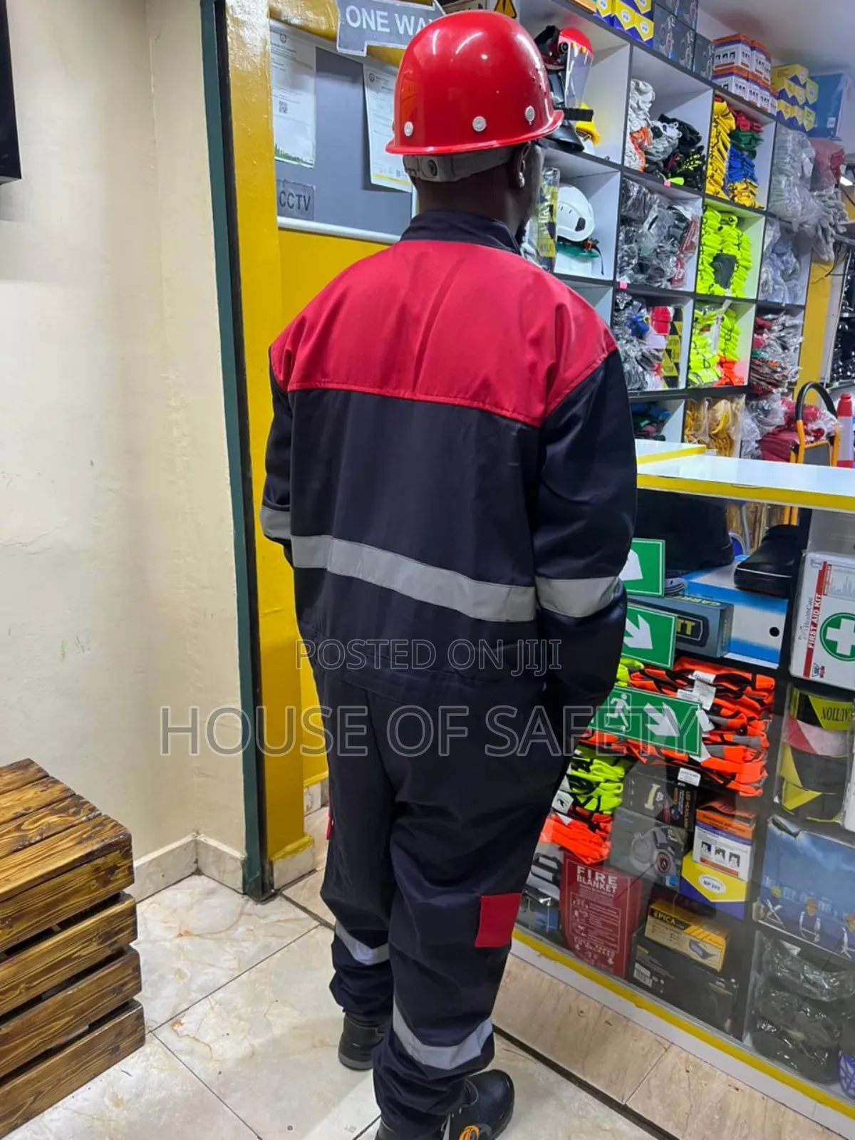 3 Colours On One Safety Overall