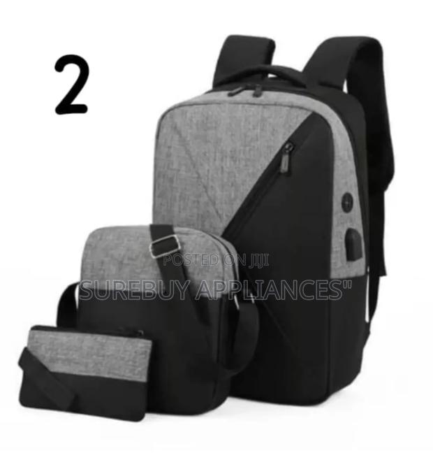 Sty 3 in 1 Men Rucksack Notebook Computer Backpack - thumbnail 3