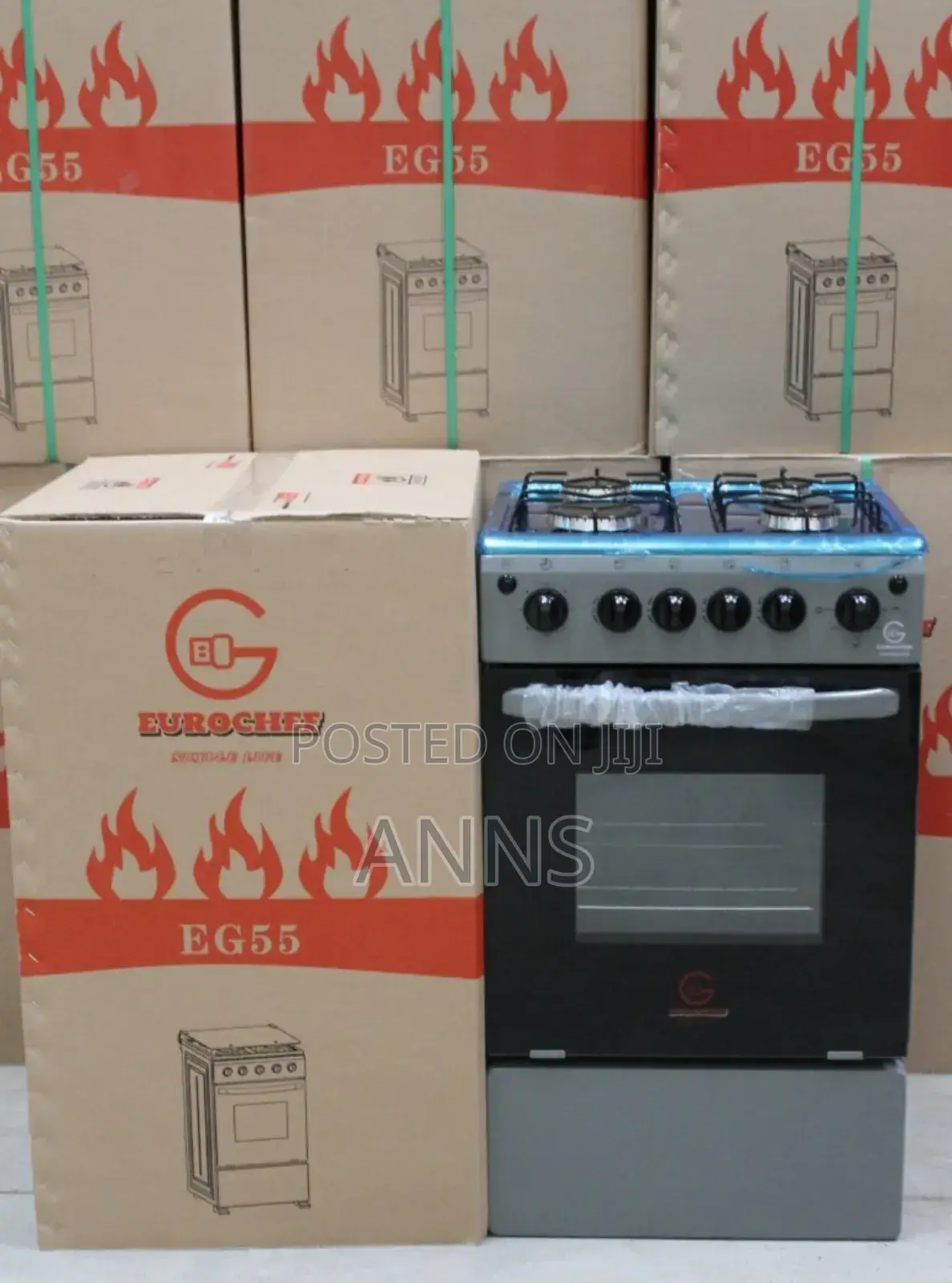 Eurochef Full Gas With Electric Oven Free Standing Cooker