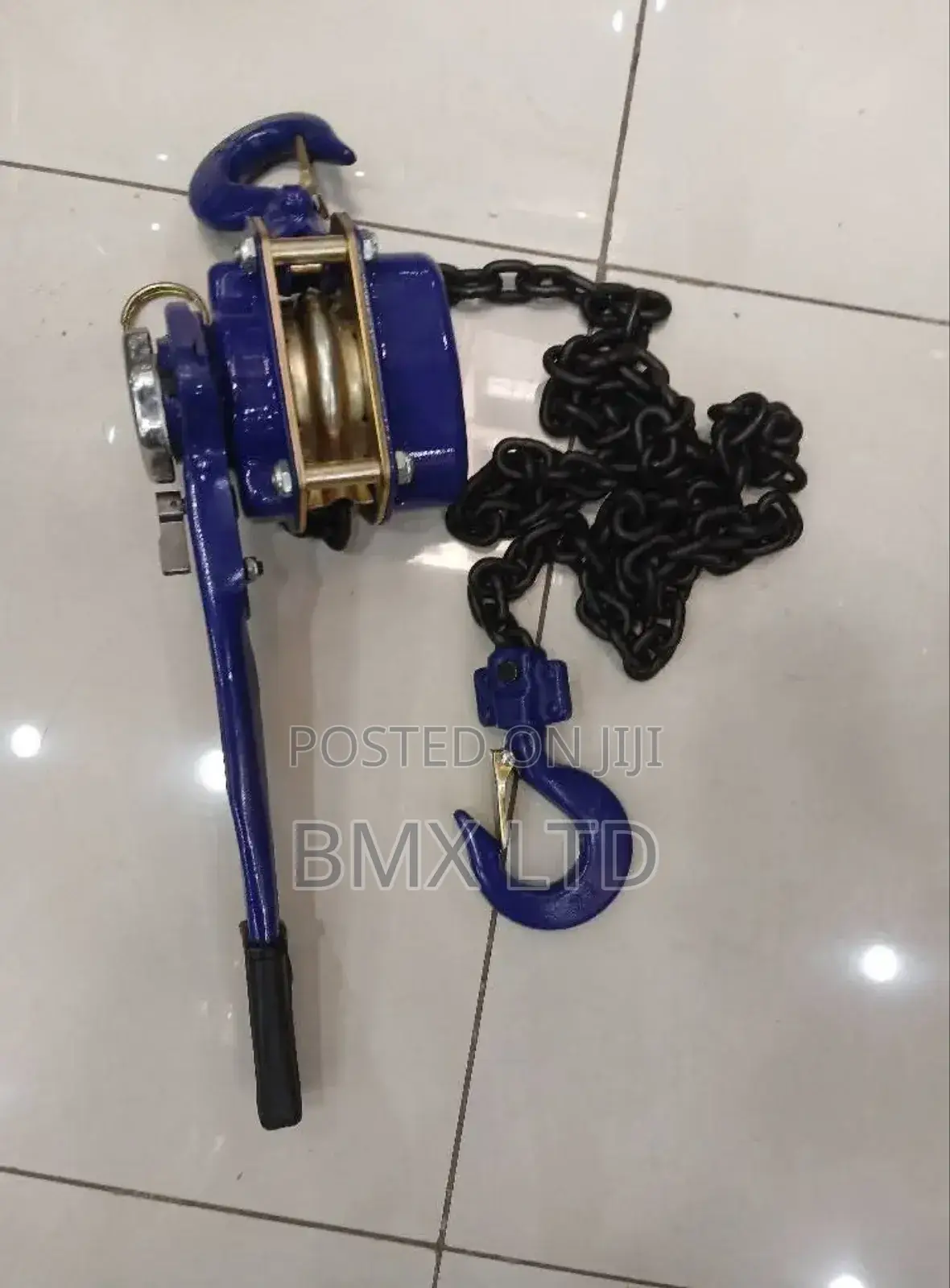Durable Manual Lever Chain Hoist With Secure Safety Hook System