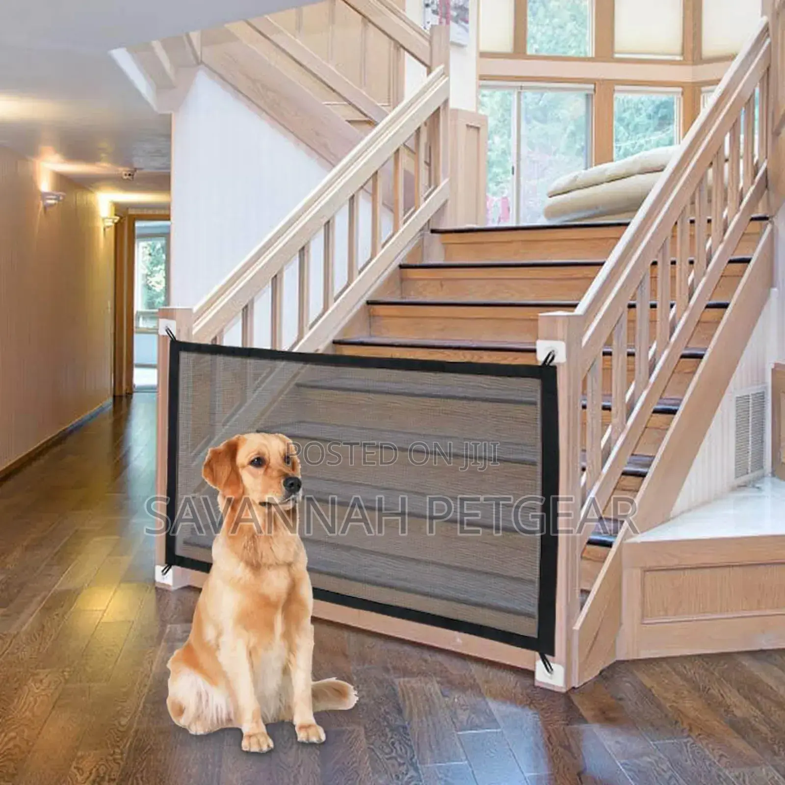 Mesh Dog Gate for Pet Safety Enclosure - 180cm Long